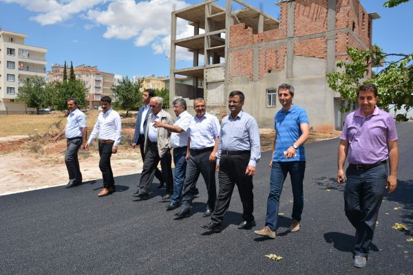 BELEDİYE MECLİS ÜYELERİ ÇALIŞMALARI YERİNDE İNCELEDİ