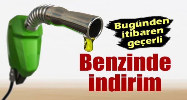 Benzinde İndirim