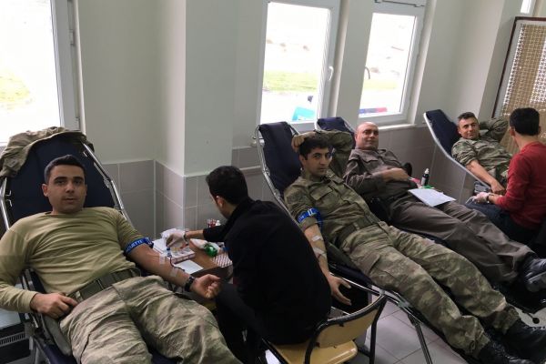 Besni Jandarmadan Kan Bağışı