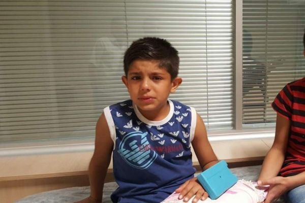 Bisikletten Düşen Çocuk Yaralandı