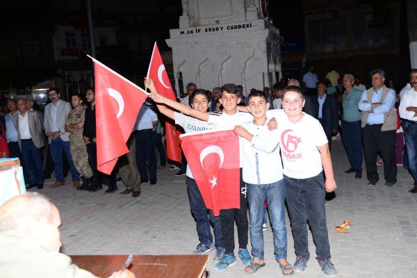 Çelikhan’da 15 Temmuz etkinliği