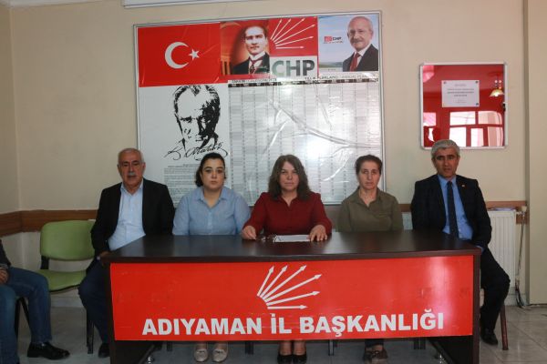 CHP Adıyaman İl Başkanlığından Filistin açıklaması