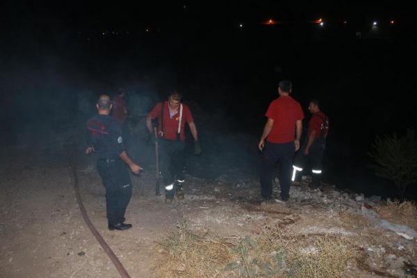 Çöp yangını OSB’ye sıçramadan söndürüldü