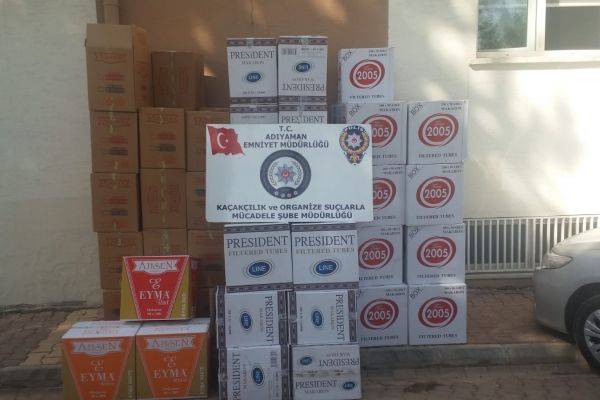 Depoda 810 bin adet gümrük kaçağı makaron ele geçirildi