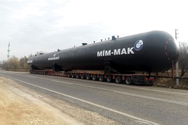 Dev Tanklar 80 Tekerlekli Dorseler İle Taşınıyor