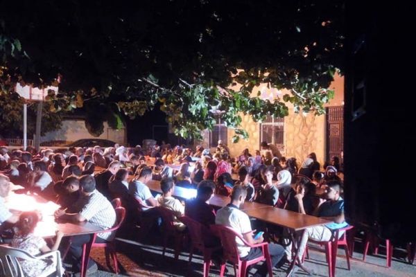 Dört askerin şehit olduğu köyde şehitler için mevlit okundu