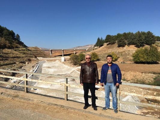DSİ 20. Bölge Müdürü Aydın, Ziyaret Çayı’nda Ki Çalışmaları İnceledi