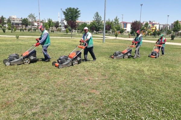 Eğriçay Parkında bakım onarım çalışması