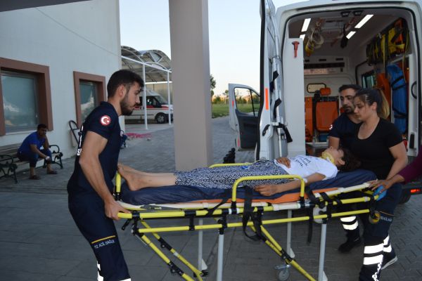 Elektrik akımına kapılan çocuk hastanelik oldu