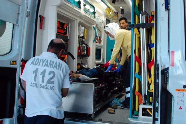 Elektrik akımına kapılan Suriyeli kadın yaralandı