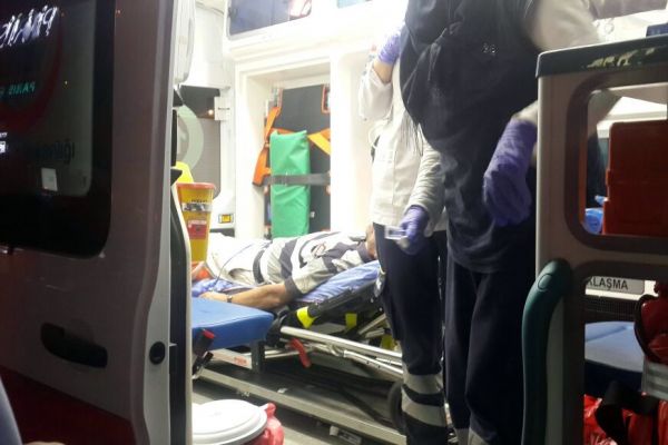 Elektrikli bisikletten düşen kişi yaralandı