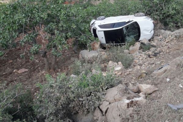 Emniyet Kemeri takan sürücü kazayı hafif sıyrıklarla atlattı