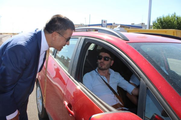 Emniyet Müdürü Metin Alper uygulamaya katıldı