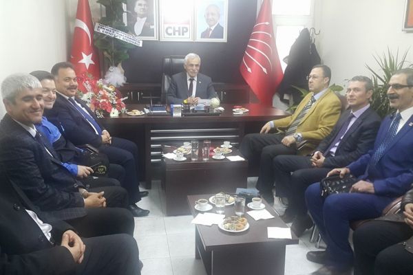 Emniyet Müdürü Salmaner’den, CHP’ye Ziyaret