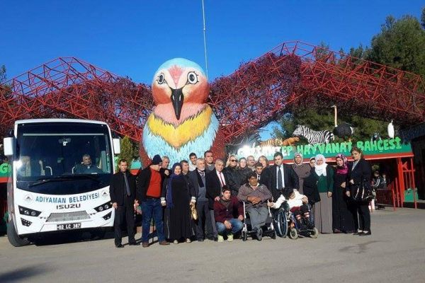 Engelliler Gaziantep’i Gezdi