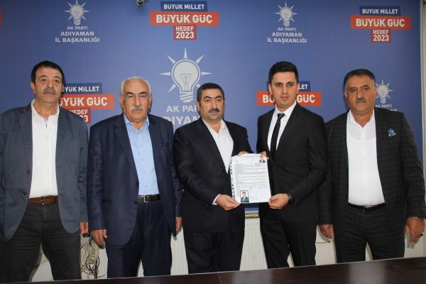 Erkan Gözel AK Parti’ye aday adaylığı başvurusu yaptı