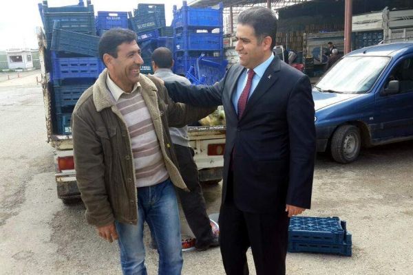 FIRAT, HAL ESNAFINI ZİYARET ETTİ