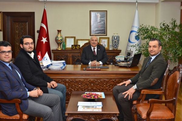 Genç Girişimciler’den, Rektör Gönüllü’ye Ziyaret