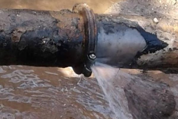 Gürlevik ana isale hattında onarım çalışması devam ediyor