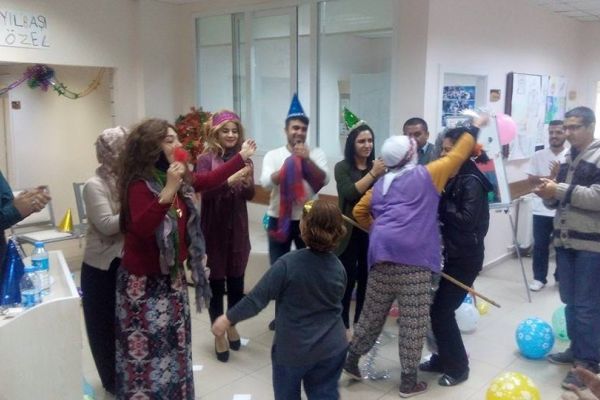 Hastalar Yılbaşını Erken Kutladı