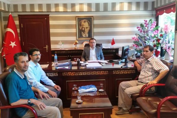 Hayrat Vakfı'ndan Gölbaşı Kaymakamına Ziyaret