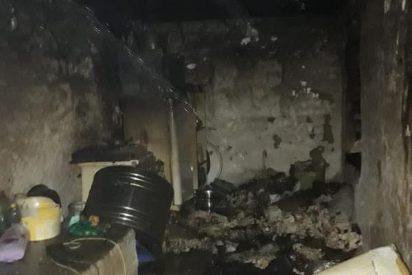 İkamet yangını paniğe neden oldu