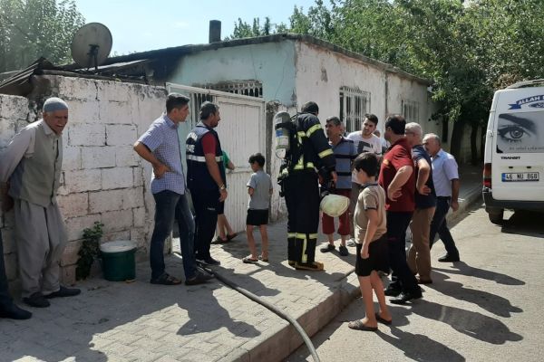 İkamet yangınında 1 kişi hastanelik oldu