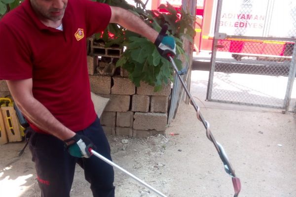 İkamette giren yılan paniğe neden oldu