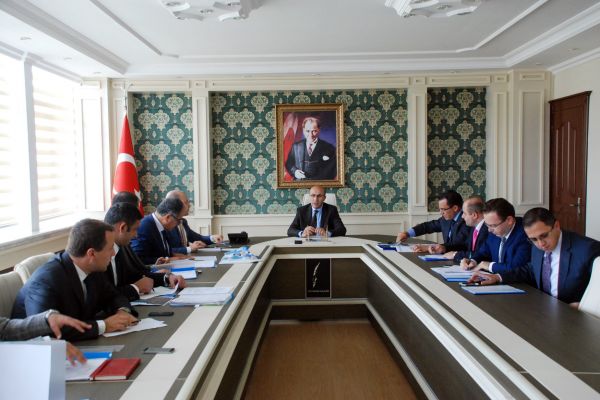 İlçe Kaymakamlarıyla İstişare Toplantısı Yapıldı