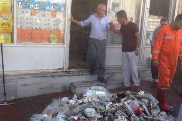 İş yerinde çıkan yangın korkuttu