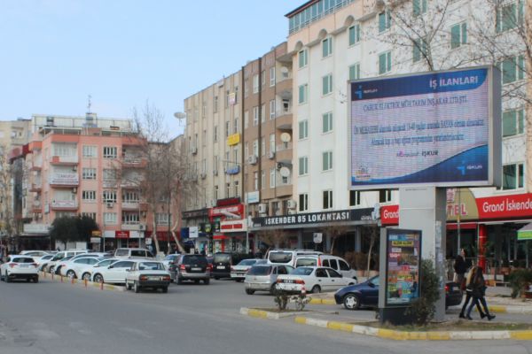 İşkur ilanları dijital reklam panolarında yer alıyor