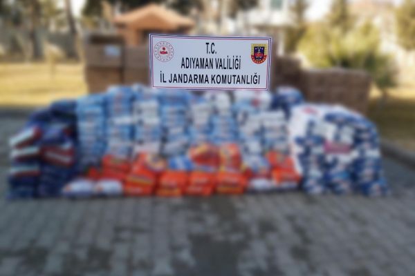 Jandarma sahte temizlik ürünleri ele geçirdi