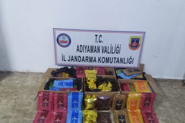 Kaçak nargile tütünü ele geçirildi