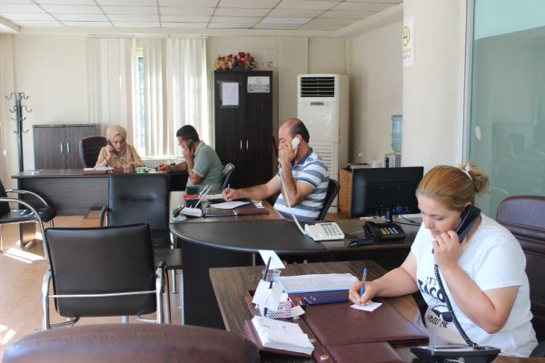 Kahta Belediyesi çözüm merkezinden hummalı çalışma