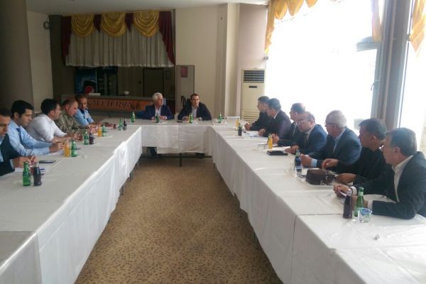 Kahta ilçesinde kurum amirleri toplantısı yapıldı