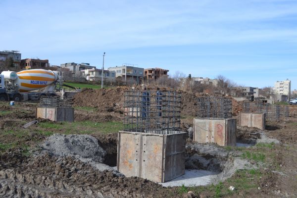 Kahta İlçesinde Yeni Mezbahana Binası Temeli Atıldı