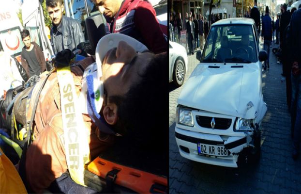 Kahta'da Trafik Kazası: 2 Yaralı