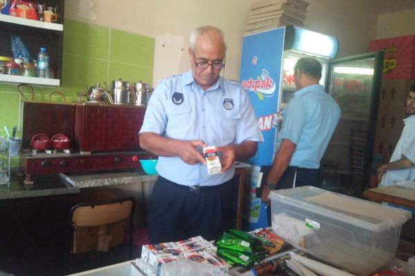 Kahta’daki okul kantinlerinde denetleme