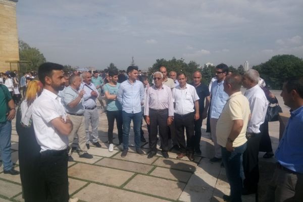 Kahta'daki şehit yakınlarına şehitlik gezisi