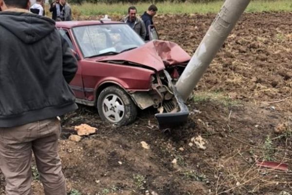 Kalp krizi direksiyon başında yakaladı: 1 Ölü, 1 Yaralı