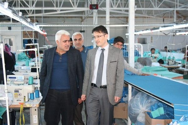 KAYMAKAM EFENDİOĞLU’NDAN TEKSTİL FİRMALARINA ZİYARET