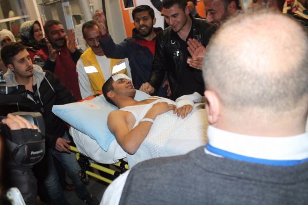Kayseri’deki patlamada yaralanan asker memleketi Adıyaman’a getirildi