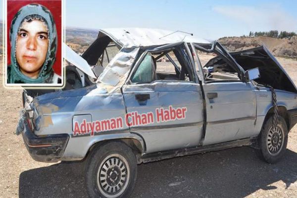 Kazada ağır yaralanan kadın hayatını kaybetti