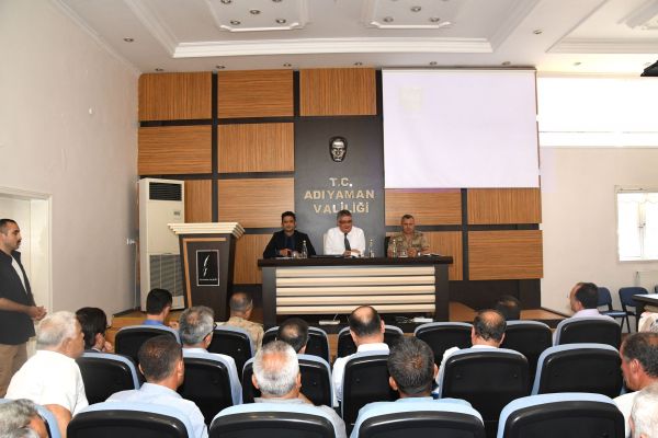 Köy muhtarlarıyla bir araya gelindi