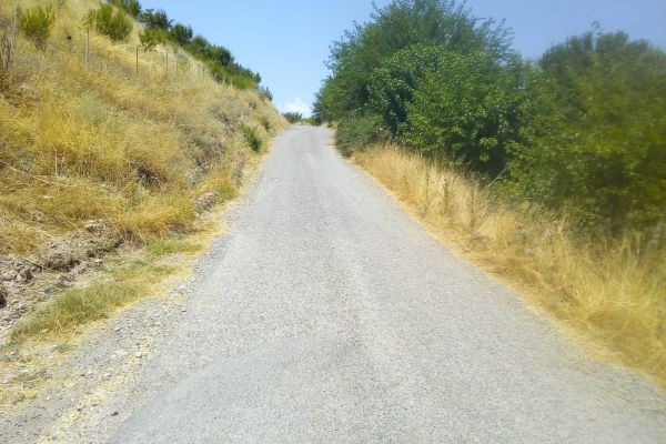 Köylüler dar yolun genişletilmesini istiyor