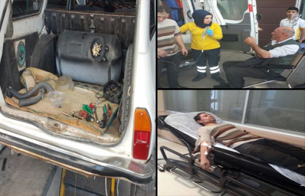 LPG Deposu Bomba Gibi Patladı; 3 Yaralı