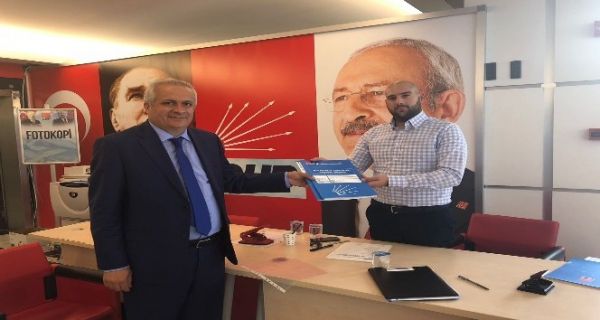 Mahmut Nedim Evli CHP’ye adaylık başvurusunda bulundu