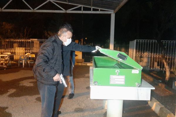 Mezarlıkta korkutan kadın çığlığı