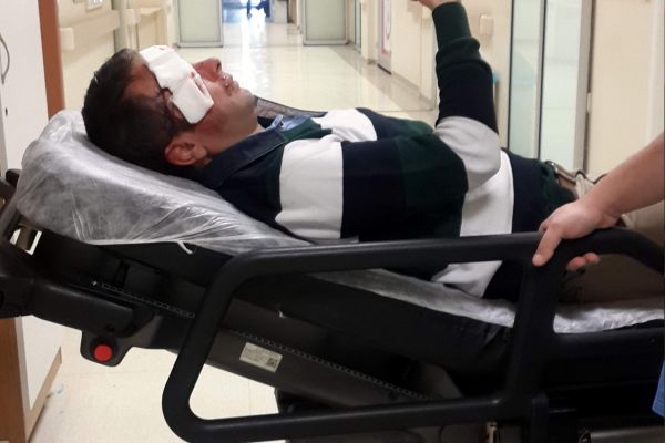 Midibüs ile bisiklet çarpıştı: 1 yaralı