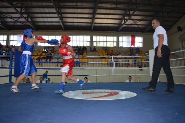 Minik Boksörlerin Ringde Mücadelesi Devam Ediyor